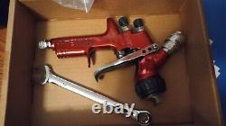 TEKNA HVLP Copper He Uncupped Gravity Feed Spray Gun, 1.2, 1.3, 7e7 P1-9 bar