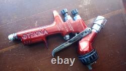 TEKNA HVLP Copper He Uncupped Gravity Feed Spray Gun, 1.2, 1.3, 7e7 P1-9 bar