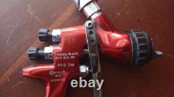 TEKNA HVLP Copper He Uncupped Gravity Feed Spray Gun, 1.2, 1.3, 7e7 P1-9 bar