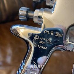TEKNA Spray Gun BH11 9LH UK P1-9 BAR With Devilbiss Digital Pressure Gauge