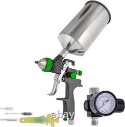 T Professional HVLP Spray Gun 2.0mm Gravity Feed Auto Paint Gun Kit for Bas