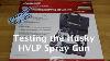 Testing The Husky Hvlp Spray Gun