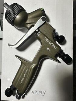 The BEAST PAINT GUN 1.3 Hvlp HTE FOR BASECOAT patented X nozzle design PAINTING