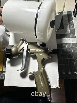 The BEAST PAINT GUN 1.3 Hvlp HTE FOR BASECOAT patented X nozzle design PAINTING