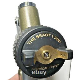 The BEAST PAINT GUN 1.3 Hvlp HTE FOR BASECOAT, plus REGULATOR, PRO QUALITY