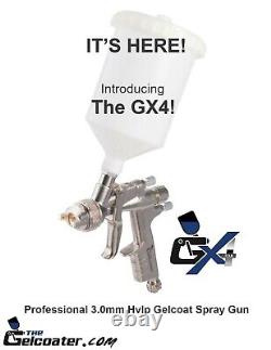 The Gelcoater GX4 HVLP Gelcoat and Resin Spray Gun with 3.0mm Nozzle ESG660