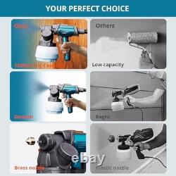Tilswall Paint Sprayer Shark 800 Hvlp Spray Paint Gun, 800w Electric Blue