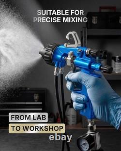 Tilswall Pinto Chrome AB Two-Component HVLP Spray Paint Gun-SEE DESCRIPTION