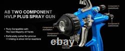 Tilswall Pinto Chrome AB Two-Component HVLP Spray Paint Gun-SEE DESCRIPTION