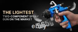 Tilswall Pinto Chrome AB Two-Component HVLP Spray Paint Gun-SEE DESCRIPTION
