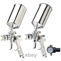 Titan 19100 HVLP Spray Gun 3-Piece Kit, Dual Setup, 1000ml Cups