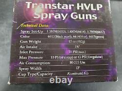 Transtar 6613 Clearcoat and Color Spray Gun HVLP 1.3 mm Nozzle 600 cc Cup