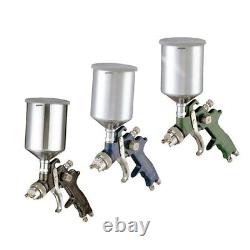 Transtar 6617 1.7 mm HVLP Gravity Feed Spray Gun with 600 mil Aluminum Cup