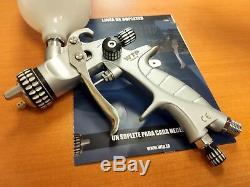 Two pcs SG250 HVLP Gravity Spray Gun 1.4 and 1.8 Paint WTP Tools Professional