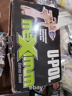 U-pol Up0313 Maximum Hvlp Spray Gun, 2.5 Nozzle Set. Used
