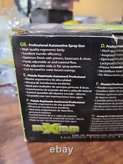 U-pol Up0313 Maximum Hvlp Spray Gun, 2.5 Nozzle Set. Used
