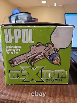 U-pol Up0313 Maximum Hvlp Spray Gun, 2.5 Nozzle Set. Used
