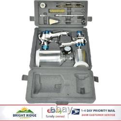 Versatile 2.7 HVLP Spray Gun with Cleaning Brush Set and Maintenance Tools