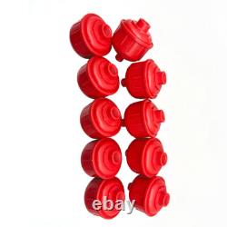 10PCS FILTRES À AIR INLINE JETABLES POUR PISTOLET À PEINTURE HVLP Universel Rouge