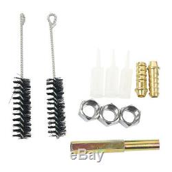 3 Hvlp Air Spray Gun Kit Auto Peinture Primer Voiture Détail Basecoat Verni Superbe