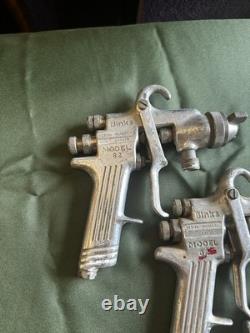 5 Pistolets à peinture HVLP Binks