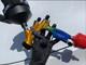 Atom X88 Bluemoon - Kit Combin&eacute; De Pistolet &agrave; Peinture Professionnel Pour Voitures Avec Buses De 1,3 Et 1,4 Mm