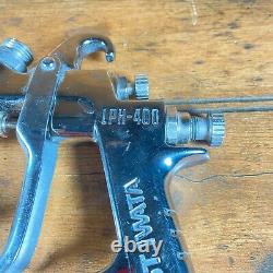 Anest Iwata Lph-400-lv4 Hvlp Paint Spray Gun Avec 1.3mm Buse Tip + Silver Cap