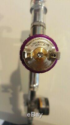 Anest Iwata Lph-400-lvb Hvlp Spray Gun 1.3 Violet Cap
