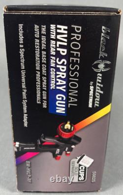 Black Widow par Spectrum# 59825 (BW-HVLP-RF) Pistolet à peinture HVLP professionnel 1.7