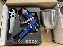 C. A Technologies Pistolet à Peinture HVLP Gravity Feed Jaguar 100H KIT UTILISÉ, INCOMPLET