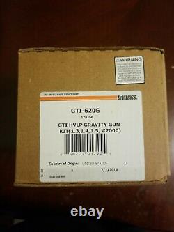Devilbiss 170156 (gti-620g) Gti Hvlp Gravity Gun Kit (1.3, 1.4, 1.5, #2000)