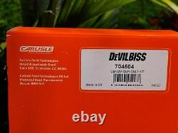 Devilbiss Basecoat Paint Spray Gun Dv1 Avec Dv1-b Plus Hvlp Air Cap 704504 Nouveau