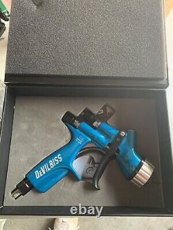 Devilbiss Blue Cv1 Hvlp 1.3mm Buzzle Voiture Outil De Peinture Pistolet Pulvérisateur