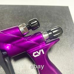 Devilbiss Cv1 Hvlp Spray Gun Purple 1.3mm Buse Outil De Peinture De Voiture Pistol