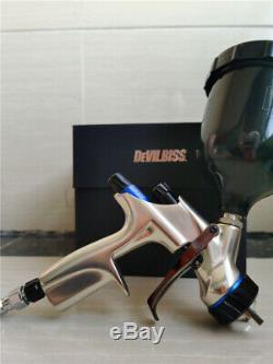 Devilbiss Dv1-b Basecoat Hvlp À Alimentation Par Gravité Pistolet Coupe 1.3mm 600ml Nouveau 2020