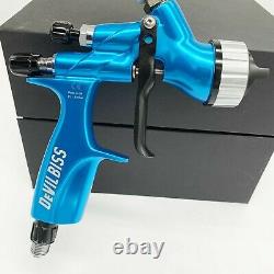 Devilbiss Hvlp Spray Gun Blue Cv1 1.3mm Nozzle Car Paint Tool Pistol