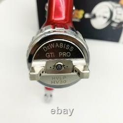 Dewabiss Gti Pro Lite Poignée Droite Rouge 1.3mm Buse Outil De Peinture De Voiture Spray