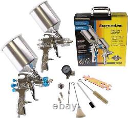 Ensemble de pistolets à peinture et retouche automobile HVLP DevilBiss StartingLine