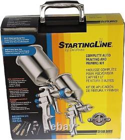 Ensemble de pistolets à peinture et retouche automobile HVLP DevilBiss StartingLine