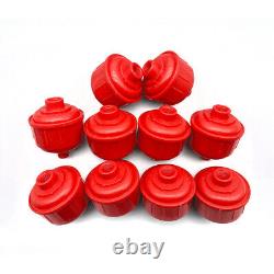 Filtres à air en ligne jetables 10PCS pour pistolet pulvérisateur de peinture HVLP universel rouge
