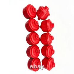 Filtres à air en ligne jetables 10PCS pour pistolet pulvérisateur de peinture HVLP universel rouge