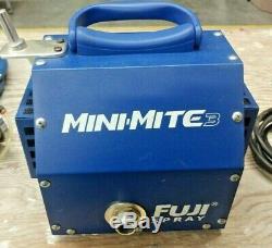 Fuji Vaporiser Mini-mite 3 Hvlp Peinture Turbine Pulvérisateur Tuyau Gravity Gun Kit Lot