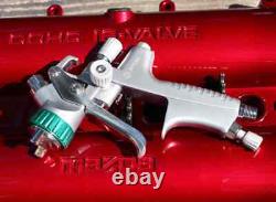 HVLP ATOM X27 - Pistolet de peinture professionnel pour voitures avec LUMIÈRE GUNBUDD GRATUITE