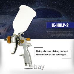Hvlp 1.3mm Spray Paint Gun Kit With Regulator Air Filter 1.5mm 1.7mm 2.0 MM Set