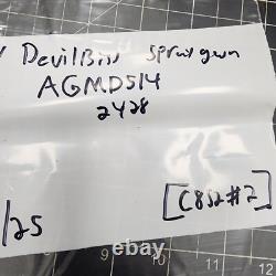 ITW DEVILBISS AGMD-514 Pistolet de pulvérisation automatique HVLP 2428 C8S2 #2 ITW DEVILBISS AGMD-514 Pistolet de pulvérisation automatique HVLP 2428 C8S2 #2