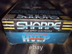 Kit combo de pistolet à peinture HVLP Sharpe PTE. Vintage 1991 en excellent état.