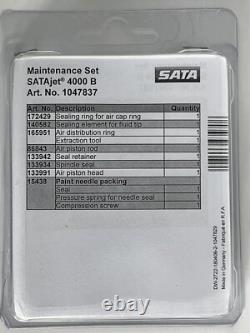 Kit de maintenance 1047837 SATA JET 4000B, reconstruction de pistolet de pulvérisation HVLP et RP