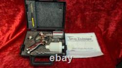 Kit de pistolet à peinture HVLP Deluxe C. A. TECHNOLOGIES TJR