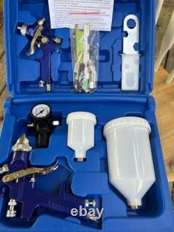 Kit de pistolet à peinture HVLP automobile tout neuf avec mallette jamais utilisée