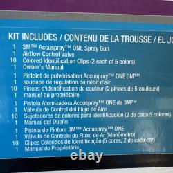 Kit de pistolet à peinture automobile 3M Accuspray ONE HVLP avec vanne de contrôle